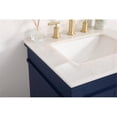 thumbnail image 4 of Elegant Decor Lexington 24" Solid Wood Single Bathroom Vanity in Blue, 4 of 8