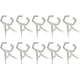 thumbnail image 1 of LABLT Juego de alicates de bloqueo con abrazadera en C de 11 pulgadas con mordazas de tornillo giratorias, para artesanos, hogar, taller, herramientas de tornillo de soldadura (paquete de 10), 1 of 7