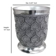 thumbnail image 2 of NuSteel BHT8H Beaded Heart Waste Basket, 2 of 4