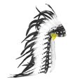 thumbnail image 4 of Diadema de jefe , accesorio para disfraz, decoración del hogar, de plumas artificiales para fiesta, escenario, espectáculo y baile., 4 of 8