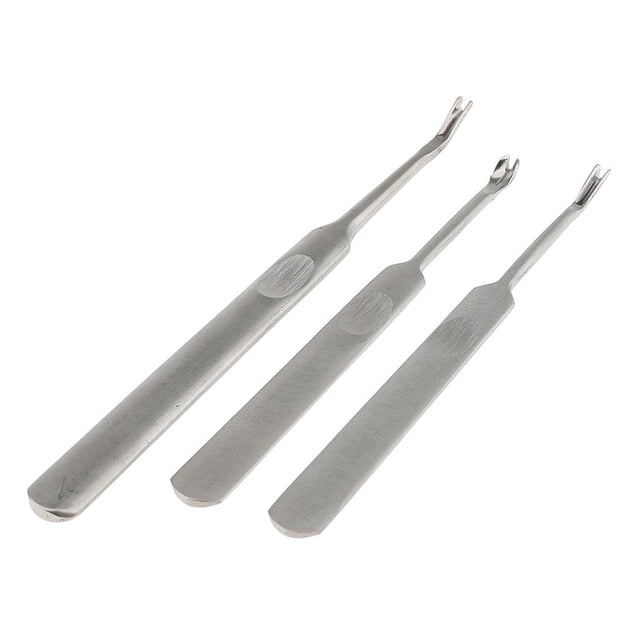Pack Of V Shaped Stitching Groover DIY Craft Tool Working Edge Skiving Leathercraft Tool , Stainless Steel