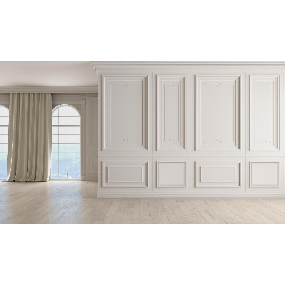 Ekena Millwork 36"W x 12"H x 5/8"P Harrison Raised Panel Decorative Wall Panel