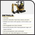 thumbnail image 4 of Diecast Masters 1:50 Caterpillar 301.7 CR Mini Hydraulic Excavator | High Line Series Cat Trucks & Construction Equipment | 1:50 Scale Model Diecast Collectible | Diecast Masters Model 85597, 4 of 8