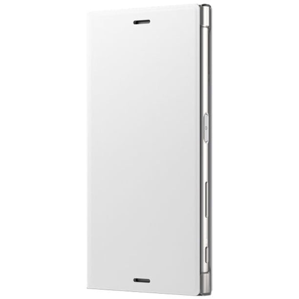 Funda con Soporte Sony Style para Xperia XA1, Blanca, Resistente al Agua