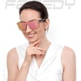 thumbnail image 2 of Gafas de Sol FEISEDY B4114 con Lentes Espejados UV400 para Mujer y Hombre, 2 of 6