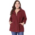 thumbnail image 1 of Chaqueutilitarcon cordón cuello alto talgrande pamujer BorgoXL, 1 of 6