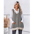 thumbnail image 3 of Zeagoo Women's Sweater Vest Oversized Sleeveless V Neck Pullovers with Pocket Knitted Fall Trendy, 3 of 6