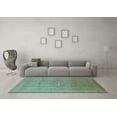 thumbnail image 3 of Ahgly Company Indoor Rectangle Oriental Light Blue Industrial Area Rugs, 5' x 8', 3 of 4