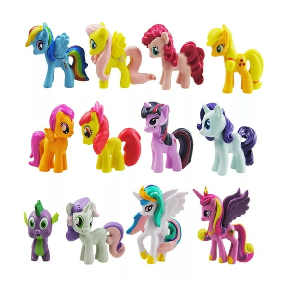 My Little Pony Set De Para Niños Mini Juguete 12 Piezas multicolor