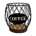 thumbnail image 2 of Eespoir Coffee Capsule Storage Basket, Pineapple Shape Pod Holder, Decorative K-Cup Organizer For Kitchen Counter, Nespresso, Keurig, Sturdy, Cute, 2 of 6