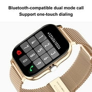 Yirtree Y13 Smart Watch Multifunctional Step Counting Full Touch Screen Casual BT Calling Sports Fitness Smart Wristwatch for iOS
