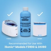 بلورات تنظيف أطقم الأسنان والمثبتات iSonic CSDW01 لأجهزة طب الأسنان وانقطاع التنفس أثناء النوم، زجاجة سعة 8 أونصة