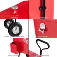 thumbnail image 4 of Costway Extérieur 80QT Portable Rouler Partie Wagon Refroidisseur Boisson Glace Coffre Patio Chariot, 4 of 10