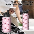 thumbnail image 6 of 32oz Cat Water Bottle with Handle and Flip Straw, Insulated Stainless Steel Travel Tumbler for Coffee & Water, Gift for Women - Mother''s Day, Birthday, Christmas, 6 of 6