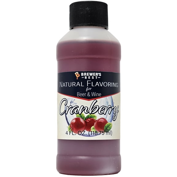 Brewer's Best Natural Beer and Wine Fruit Flavoring (Cranberry)