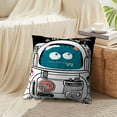 thumbnail image 4 of LALILO Throw Pillow Covers With Cute Monster Shirt And Graphic Tee Cushion Cover 18" x 18", 2 Pack, 4 of 6