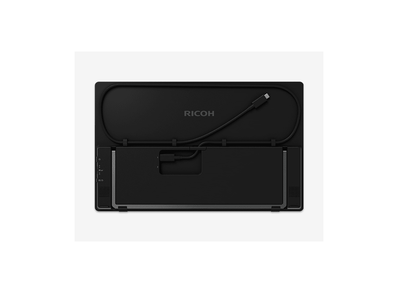 Ricoh 150BW Portable 15.6" Vivid OLED Lightweight Display Monitor and Touchscreen, Wireless with Multicasting, Battery Powered - for Laptop, Desktop, Mac, PC