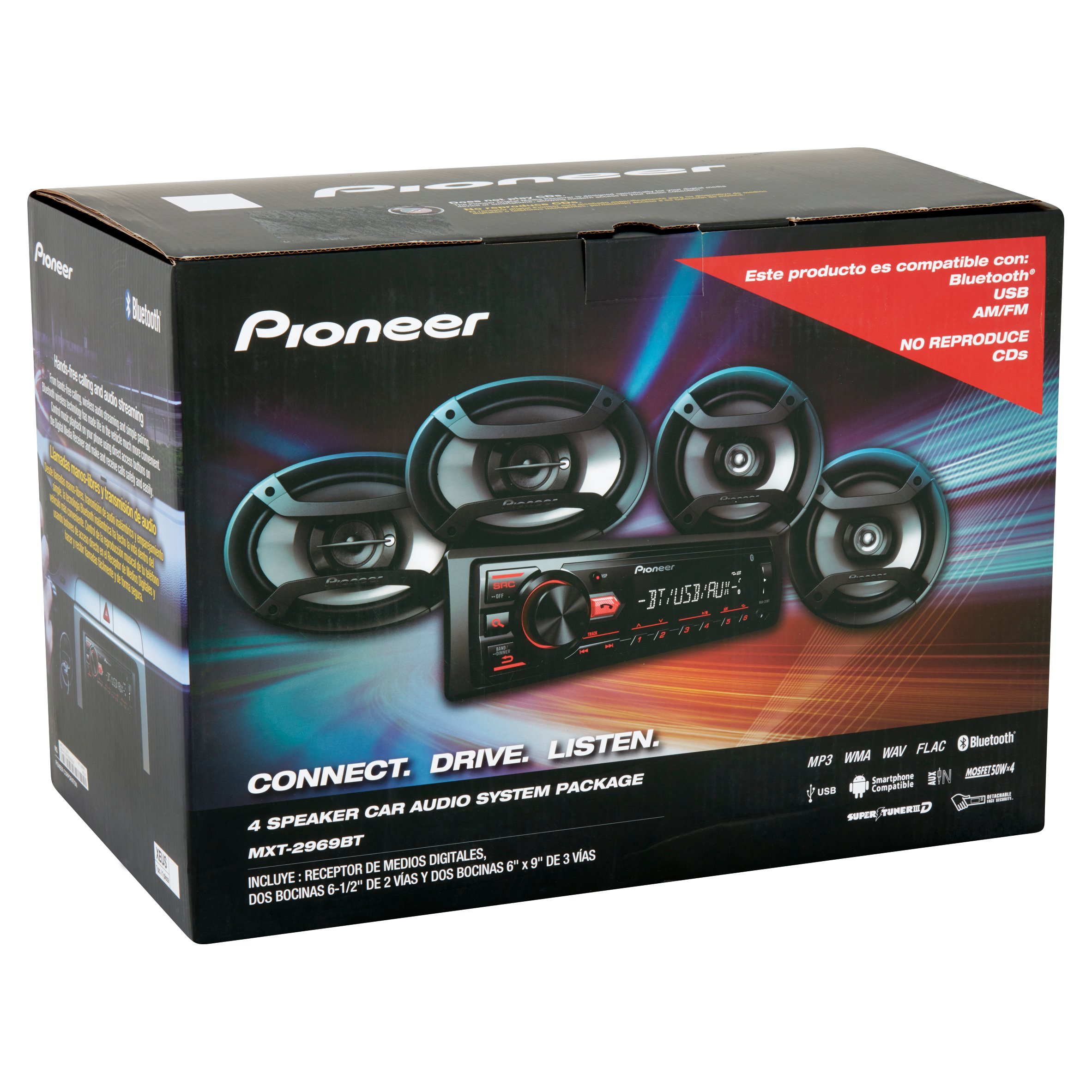 Pioneer 4 Speaker Car Audio System Package - image 3 of 5