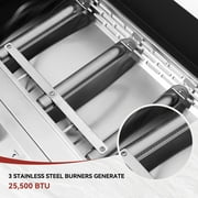 Royal Gourmet PD1303S 24-Inch Stainless Steel Portable Tabletop Griddle with Warming Rack