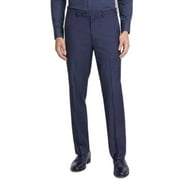 Tallia Mens Classic fit Dress Pants 34 / 32 Blue Plaid