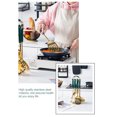 thumbnail image 4 of Onever 7PCS Nordic Style Stainless Steel Cookware Kitchenware stainless steel Sets Kitchen Tools Ceramic Handle Hook Up Storage Metal Shovel Spoon Set, 4 of 8