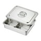 thumbnail image 4 of Chafing Dish Chafing Buffet Chafer Set Condimentos Buffet Chafer de acero inoxidable 4 compartimentos, 4 of 9