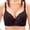 Coffee, variant on Women Plus Size Wireless Lace Bra Non Underwire Full Figure Comfort Army Green,Size 2XL