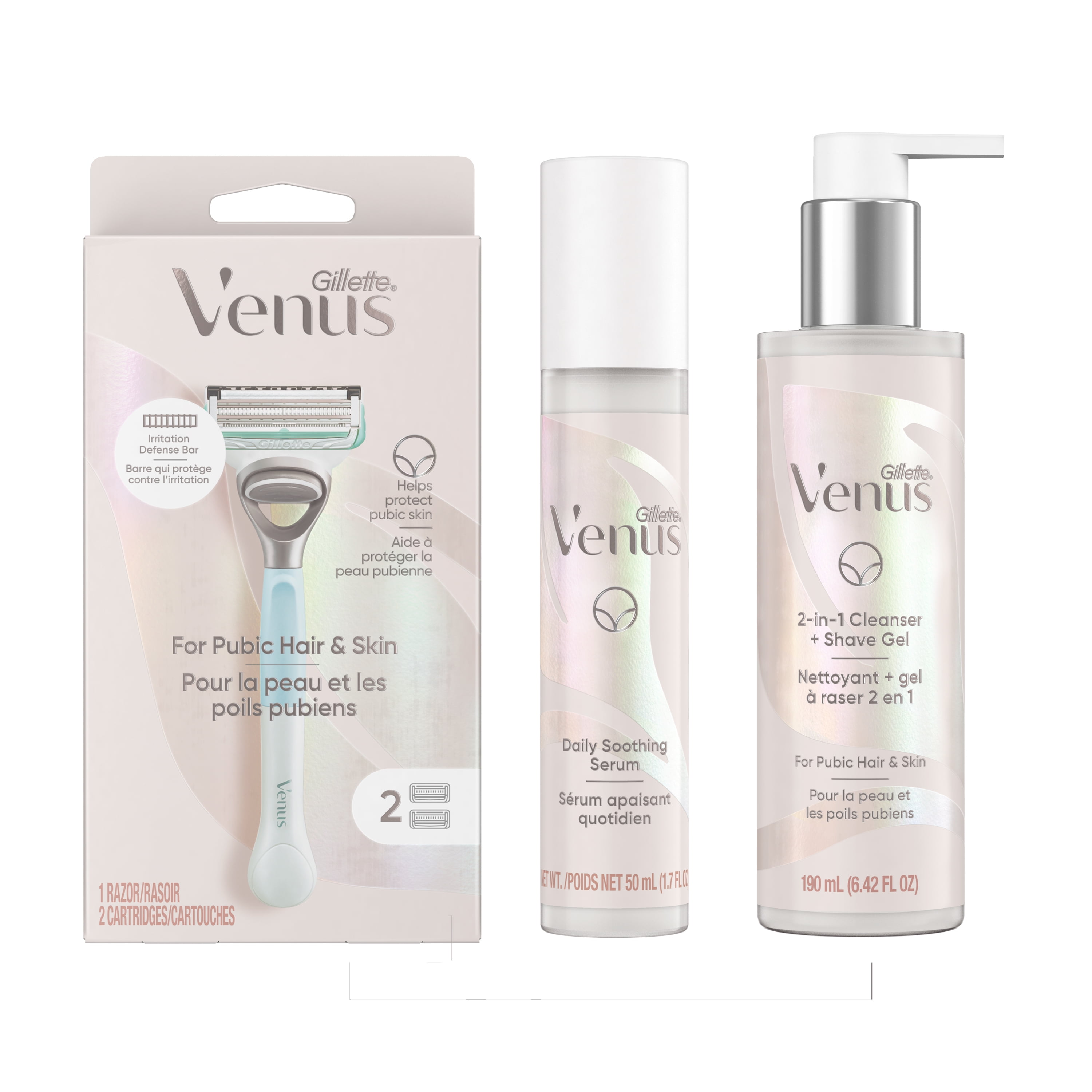 Gillette Venus for Female Pubic Hair and Skin Regimen Pack
