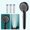 A, variant on Pressurized Shower Head Hand Held Filter Five Large Water Shower Showerhead Shower Shower Shower Head With 3 Filters For Hard Water And Harmful Substance Water Softener for Shower Head with Hose