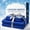 Blue, variant on 3/4 PCS Luxury Bamboo Fiber Bedding Set, Ice Cool Breathable Skin-Friendly Fabric, Elastic Wrap-around Mattress Cover, Soft Wrinkle Resistant Durable, All Season Home Use(Black,Queen)