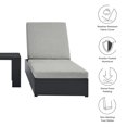 thumbnail image 3 of Tahoe 3-Piece Chaise Lounge Set in Gray Gray, 3 of 6