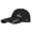 White, variant on Women's Fashion Trucker Hat, Adjustable Breathable Mesh Baseball Cap, Ponytail Friendly Outdoor Sun Hat for Daily Casual Wear, Sports, and Travel Black
