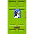 thumbnail image 2 of Carolines Treasures SC9360DS1216 Boston Terrier Winter Snowflakes Holiday Wall or Door Hanging Prints 12WX16H multicolor, 2 of 2