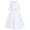 White, variant on DPOIS Girls Lace Mesh Half Sleeves Flower Girl Dress Formal Party Gown Champagne 10