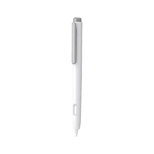 Convient pour Apple Pencil 2nd Generation Pen Sleeve iPad Touch Capacitive Pen Protective Sleeve (White)