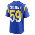 thumbnail image 3 of Men's Nike Geron Christian  Royal Los Angeles Rams Team Game Jersey, 3 of 3