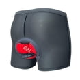 thumbnail image 3 of Pantalones cortos ciclismo, mallas ciclismo con acolchado, cómodos para hombres y mujeres, con absorción impactos, suaves, ropa deportiva, 4XL, 3 of 8