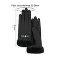 thumbnail image 2 of Guantes de invierno para mujer, guantes de pantalla táctil, guantes térmicos de invierno para mujer, guantes de ciclismo con pantalla táctil cálidos 1057, 2 of 5
