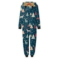 thumbnail image 3 of IROINNID Family Christmas Jumpsuit Pajamas Winter Warm Christmas Printed One-Pieces Home Wear Hooded Sleepwear Mom Jumpsuit, 3 of 6