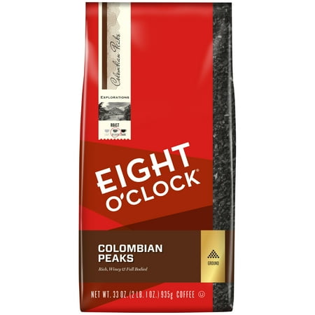 Eight O'Clock ® 100% Colombian Peaks Ground Coffee 33 oz. Bag