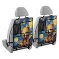 thumbnail image 2 of Car Back Seat Organizer 1 Pack Antique Nylon Fabric Thickened Waterproof Foot Mat Suitable For Various Types Of Vehicles Cute Bear under The Stars, 2 of 7
