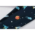 thumbnail image 5 of Popshion Little Boys Pajamas Toddler Kids 100% Cotton Space Planet 2 PCS Long Sleeve Sleepwear Set 6T/6436, 5 of 6