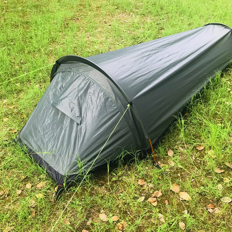 GoolRC Hiking Bivy Tent Lightweight Sleeping Bag Tent for Single Person Backpacking with Ground Cloth Embrace Beauty of Nature Walmart