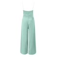 thumbnail image 6 of Daolelai Women's Suspender Waist Straight Floor-Length Minimalist Jumpsuit, 6 of 7