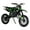 Green, variant on Aruwei Mini Kid Dirt Bike, 49CC 2-Stroke Gas Powered Motorcycle with Off-Rode Tire, Front Rear Disc Brakes, Shock Absorption Pocket Motorbike, Up to 25 Mph, Max Load 330 LBS Clearance_Mini Motorcycle