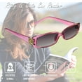 thumbnail image 4 of proSPORT Reading Sunglass Reader Light Rectangle Pink Frame Women NOT BIFOCAL, 4 of 5