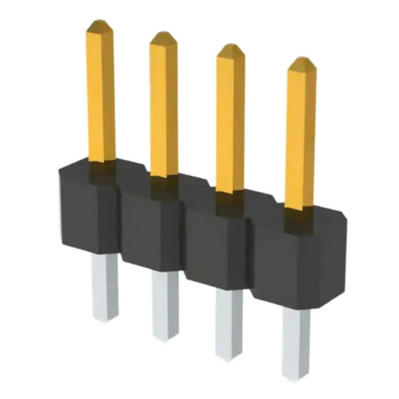 Pack of 10 PBC04SAAN Connector Header Through Hole 4 position 0.100 (2.54mm)