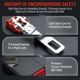 thumbnail image 4 of 4.7-inch Seat Belt Buckle Extender, Seat Belt Buckle for Cars, 2 Pcs, 4 of 6