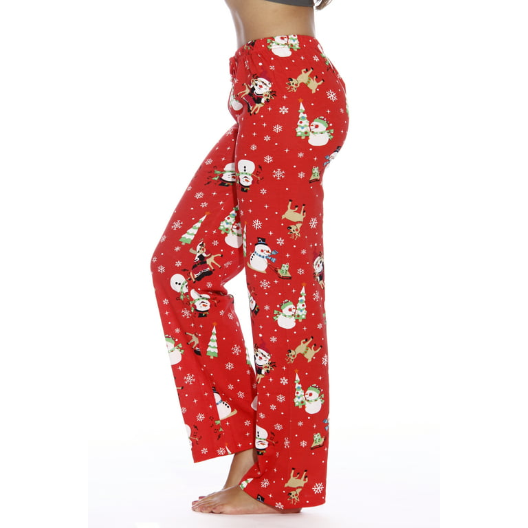 The Red Ryder | Women's Knit Print Christmas Pant