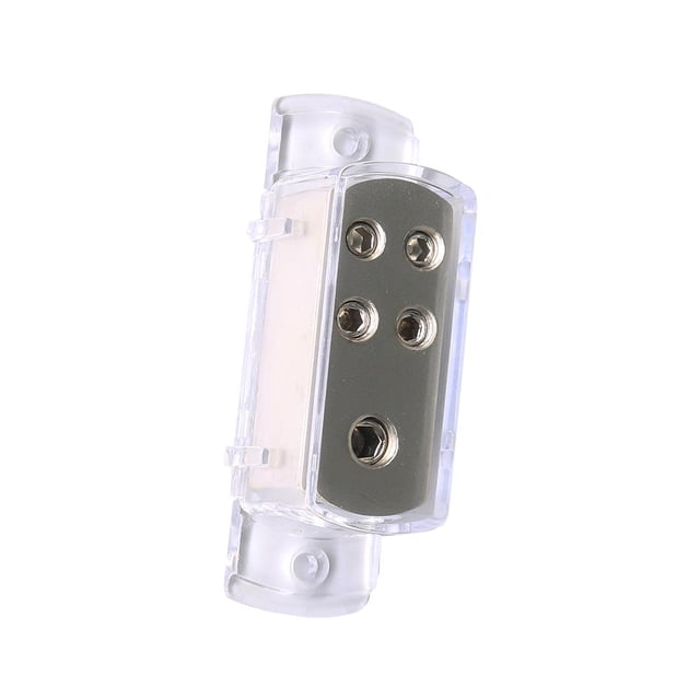 Riwesomey Conector divisor de puesta a tierra de 4 vías, bloque de distribución divisor de Cable de tierra de potencia de amplificador Solar de Audio de Accesorios para vehículos recreativos Riwesomey VI007088-00